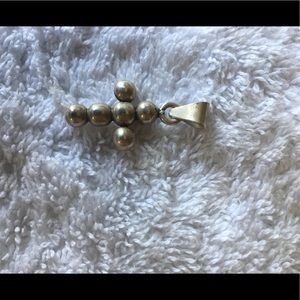 Sterling silver cross for necklace